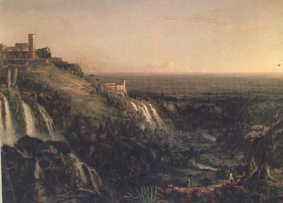 Thomas Cole The Cascatelli,Tivoli,Kooking Towards Rome (mk13) France oil painting art